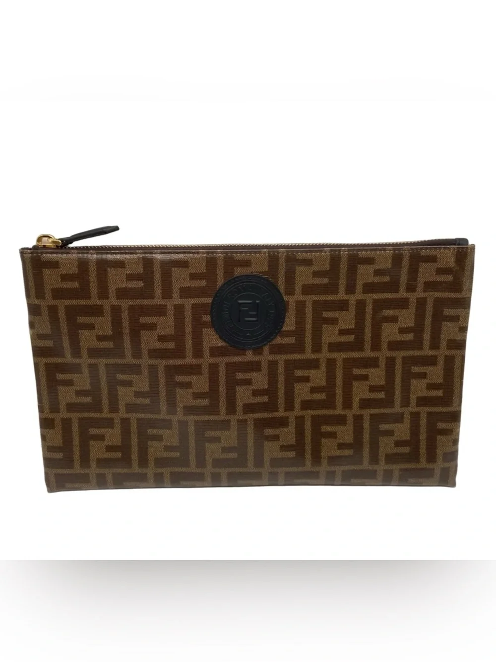 Fendi Zucca FF pouch large size